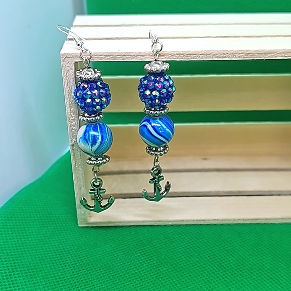 Atlantis Collection 92.5 SS Post Earrings - Picture 2 of 2